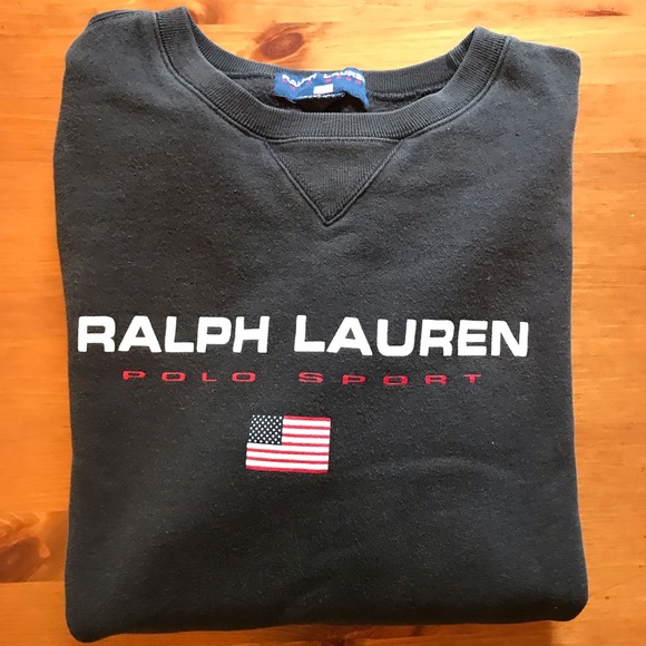 vintage polo sport sweatshirt